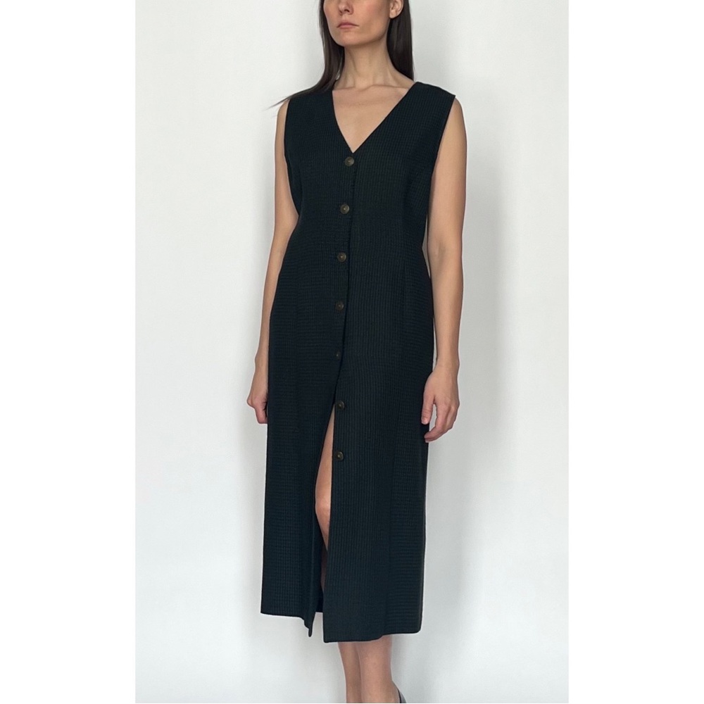90s CHECKERED SLEEVELESS DRESS